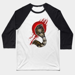 Blood Moon Cobra Baseball T-Shirt